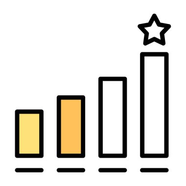 grafik vektörü ince renk simgesi