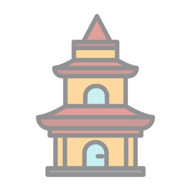 vektör renk çizgisi simgesi oluşturuluyor