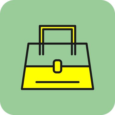 Alışveriş poşeti ikonu. ağ için çanta vektör simgelerinin özet çizimi