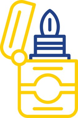 Daha hafif simgenin vektör illüstrasyonu 