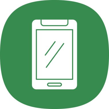 Akıllı telefon simgesinin vektör illüstrasyonu 