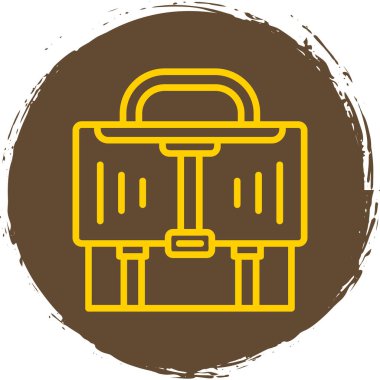 sırt çantası simgesi vektör illüstrasyonu