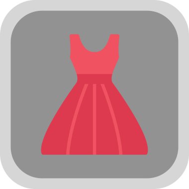 elbise simgesi, vektör illüstrasyonu basit tasarım