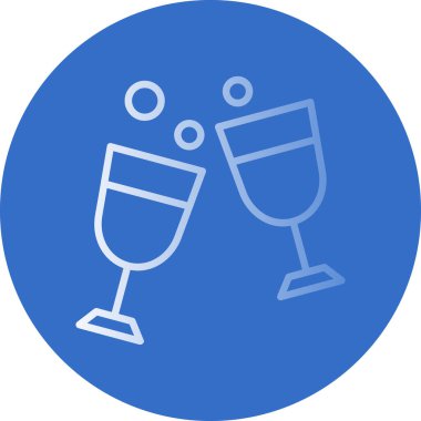 şarap simgesi, vektör illüstrasyonu