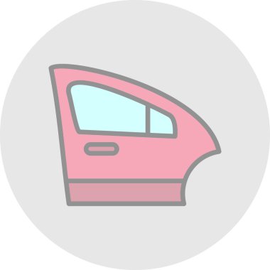 - Araba. Web simgesi basit illüstrasyon