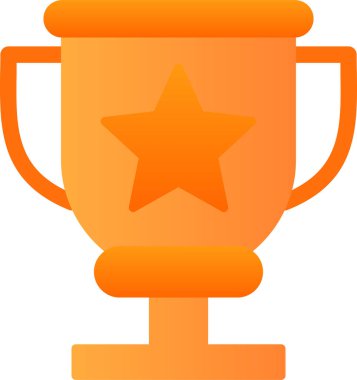 Kupa çizgisi simgesi, vektör illüstrasyonu 