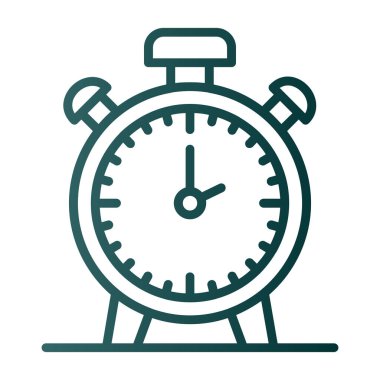 vektör alarm saati düz resimleme