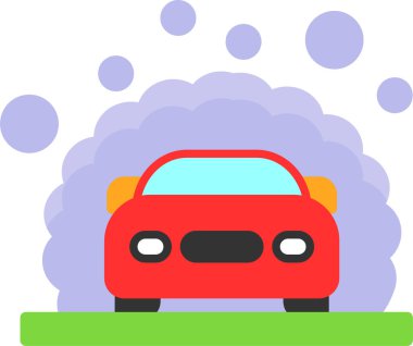 - Araba. Web simgesi basit illüstrasyon