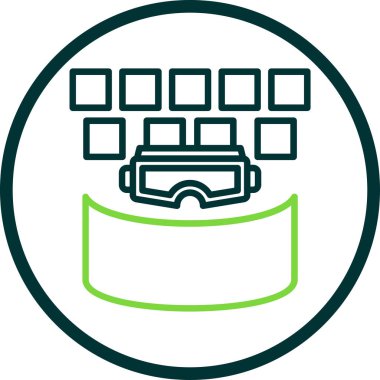 seo modern simgesinin vektör illüstrasyonu