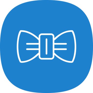 Mavi Papyon simgesi, vektör illüstrasyonu basit tasarım