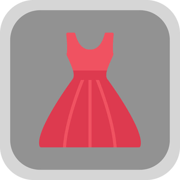 dress icon, vector illustration simple design