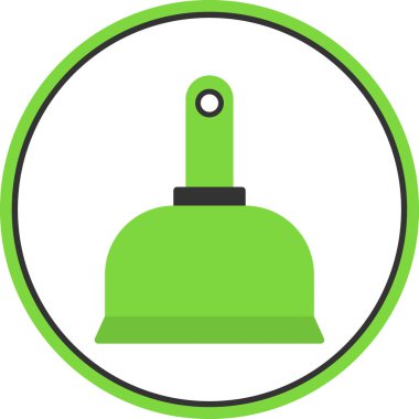 Zil. Web simgesi basit illüstrasyon