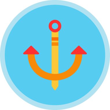 Çapa. Web simgesi basit illüstrasyon 