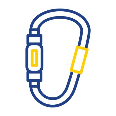 Karabina simgesi, vektör illüstrasyonu