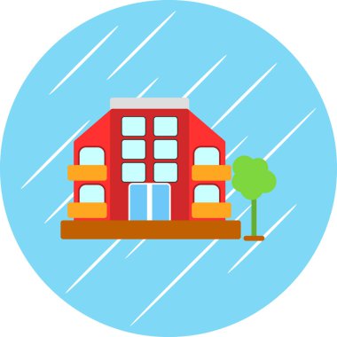 Evin vektör illüstrasyonu