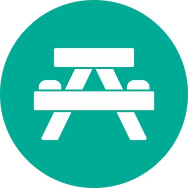 Bir bank simgesinin vektör illüstrasyonu