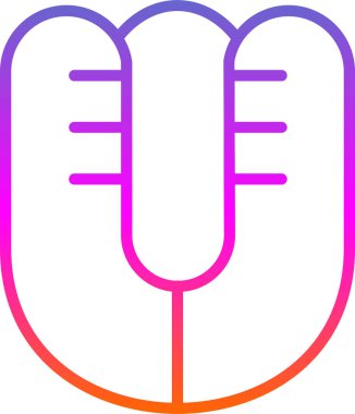 Mıknatıs Web simgesi vektör illüstrasyonu