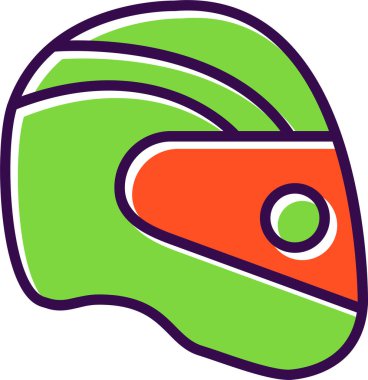 kask motosiklet başlığı simgesi