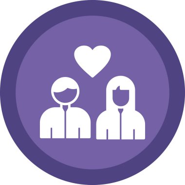 İnsanlar. Web simgesi basit illüstrasyon