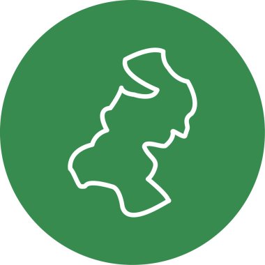 Vektör yol işareti simgesi