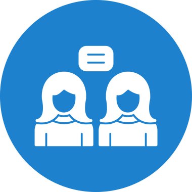 İnsanlar. Web simgesi basit illüstrasyon