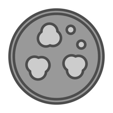 Köpek maması ikonu, basit vektör işareti