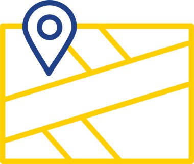 konum pin konum simgesi, vektör arkaplan 