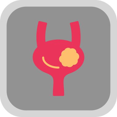 Çiçek. Web simgesi basit illüstrasyon