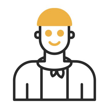 Avatar man simgesi, satır biçimi