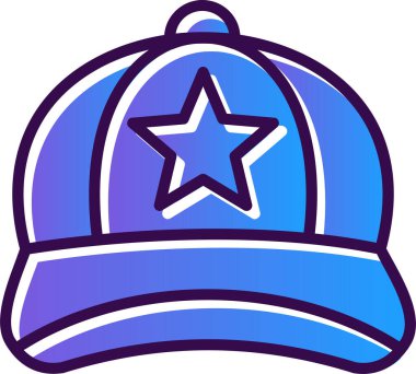 şapka şapka simgesi doldurulmuş - özet biçimi