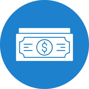 Web ve mobil uygulama tasarımınız için para simgesi, dolar logosu konsepti 