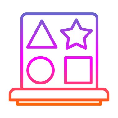 sinema web simgesi, vektör çizim