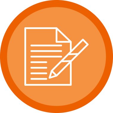 belge simgesi vektör illüstrasyonu