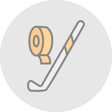 Hokey ekipmanları ikonu. vektör illüstrasyonu