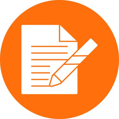 belge simgesi. vektör illüstrasyonu