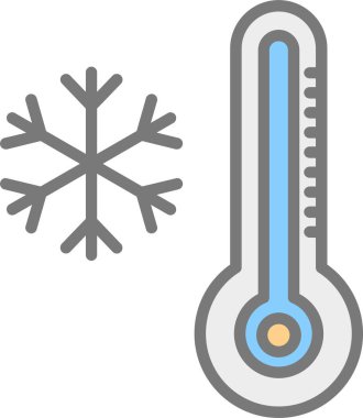 cold temperature icon vector illustration