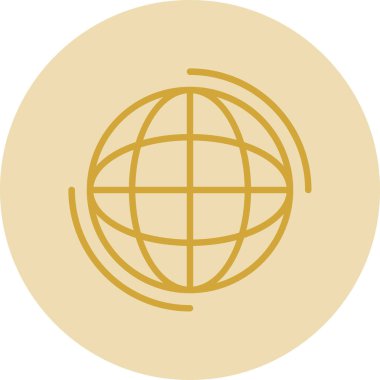 genel ağ vektör simgesi düzenlenebilir