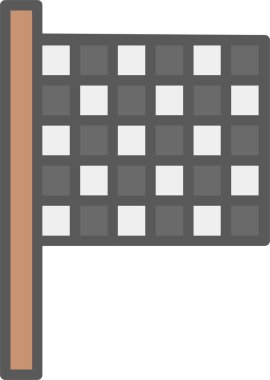 Çit. Web simgesi basit illüstrasyon