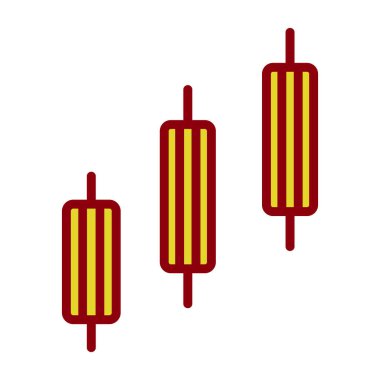 Çin Yeni Yıl ikonunun vektör illüstrasyonu