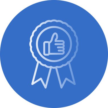 Bir yıldız simgesinin vektör illüstrasyonu