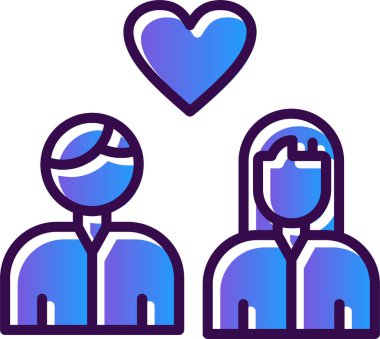 İnsan simgesinin vektör illüstrasyonu