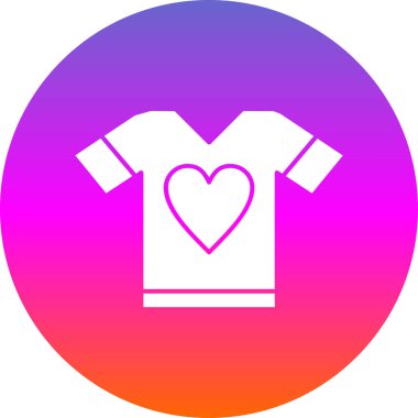 t-shirt simgesi, vektör illüstrasyonu basit tasarım