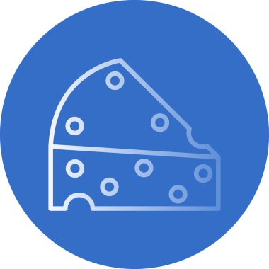 Peynir ikonu. vektör illüstrasyonu