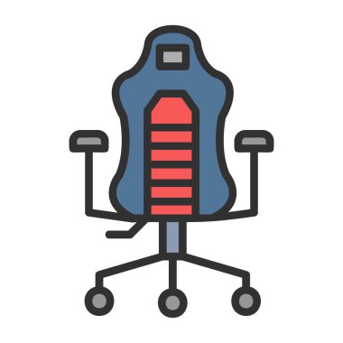 Ofis çantası ikonu vektör illüstrasyonu