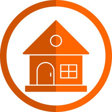 ev web simgesi, vektör illüstrasyonu 