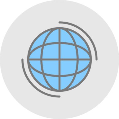 Ağ renkli vektör simgesi.