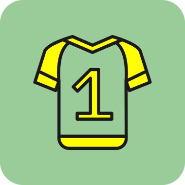 Futbol oyuncu simge vektör çizim