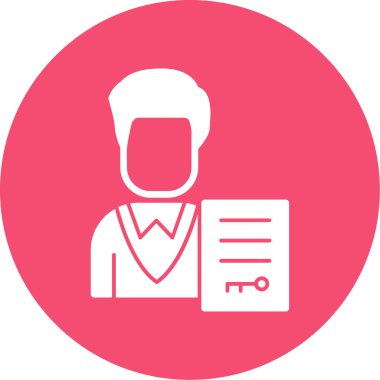 İş ve finans simgesinin vektör illüstrasyonu