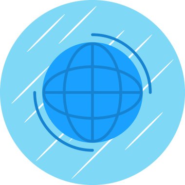 Özet biçiminde küresel dünya internet simgesi