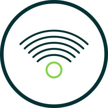 kablosuz simge, kablosuz ağ sembolü, vektör illüstrasyonu 